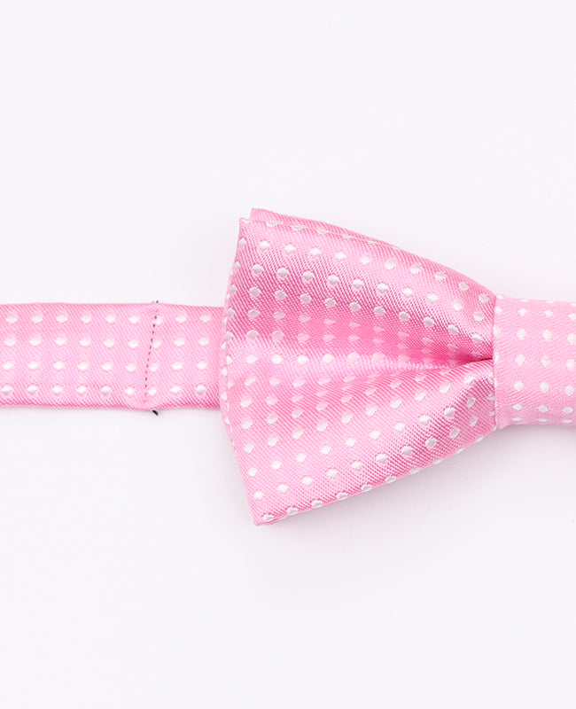 Pajarita Rosa n°1 De Lunares Niños en Poliéster | Louis - Unipap's