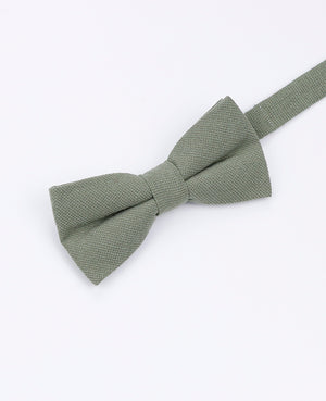 Pajarita Verde n°2 Niños en Algodón «Edgard»