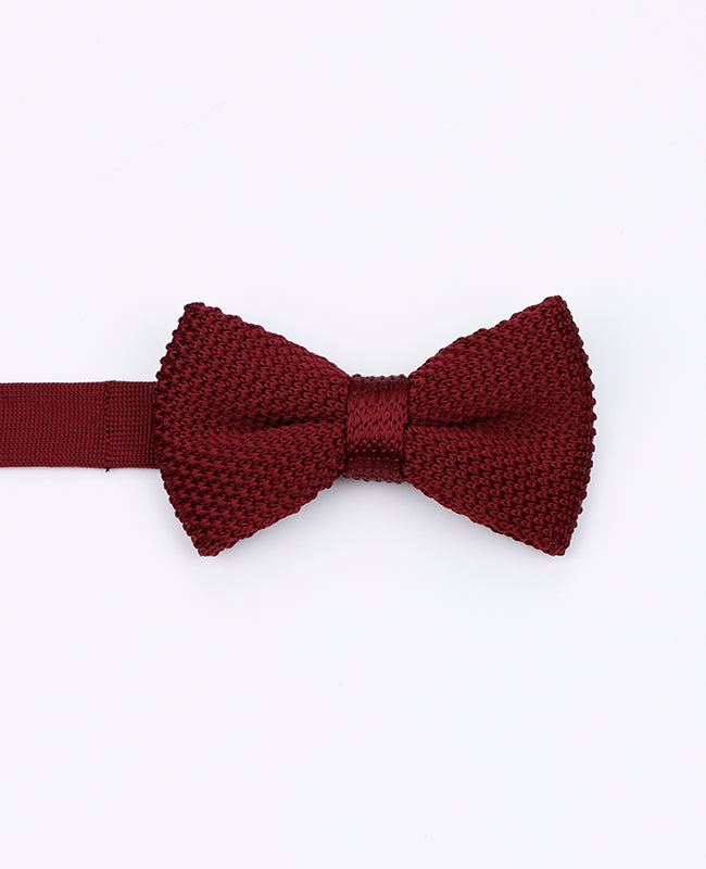 Noeud Papillon Rouge n°1 Enfant en Tricot «Léon»