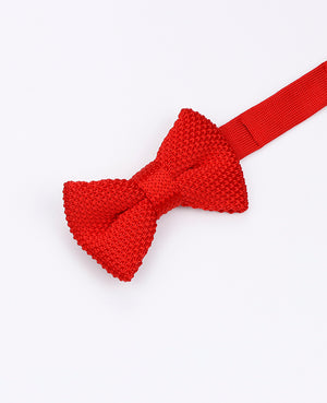 Pajarita Rojo n°2 Niños en Punto «Léon»