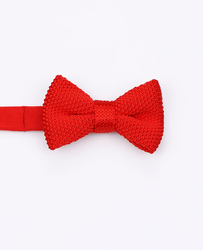 Pajarita Rojo n°2 Niños en Punto «Léon»