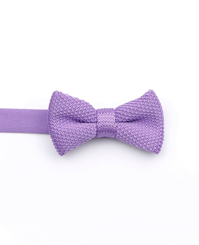 Noeud Papillon Violet Enfant en Tricot «Léon»