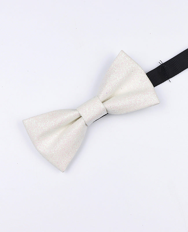 Pajarita con Lentejuelas Blanco Niños en Poliéster «Olive»