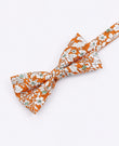 Pajarita Liberty Naranja Hombre en Algodón «Clovis»