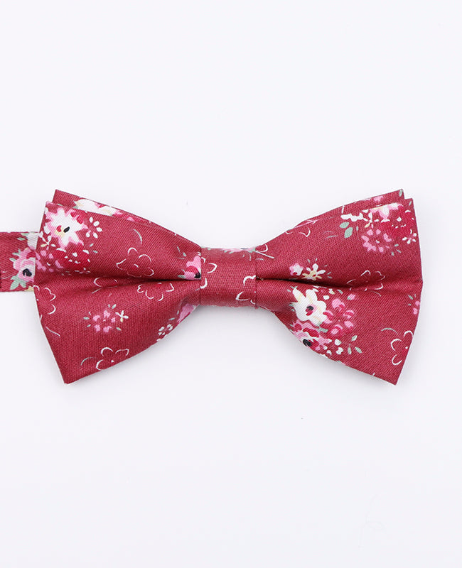 Noeud Papillon Liberty Rouge n°2 Homme en Coton | Gaspard - Unipap's
