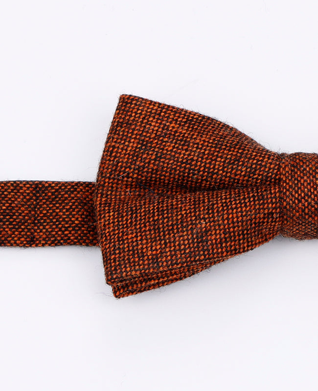 Noeud Papillon Orange Homme en Laine | Claude - Unipap's