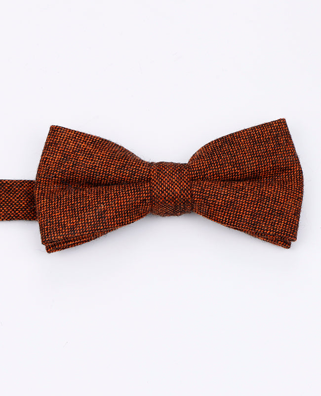 Noeud Papillon Orange Homme en Laine | Claude - Unipap's