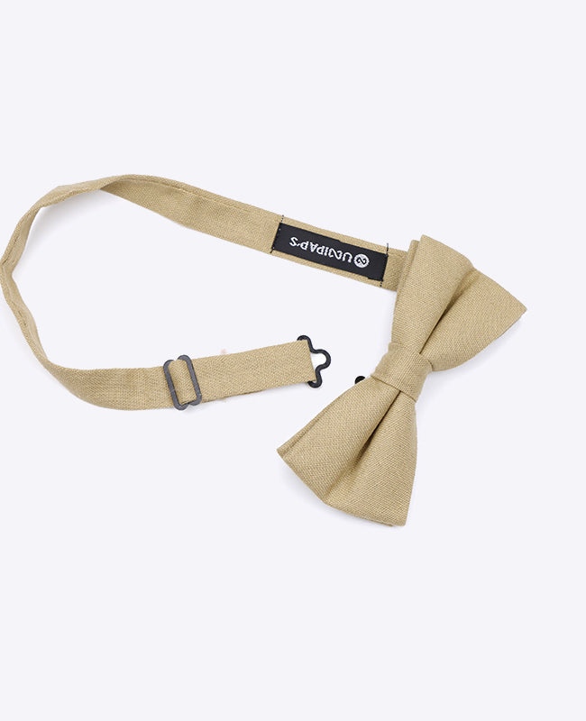 Pajarita Beige n°1 Hombre en Lino | Basile - Unipap's
