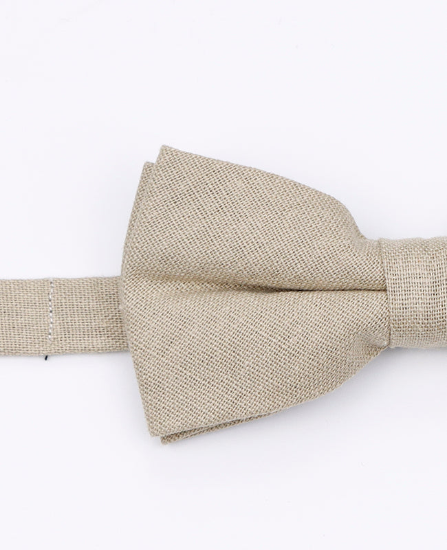 Pajaritas Beige n°2 Padre e Hijo en Lino «Basile»