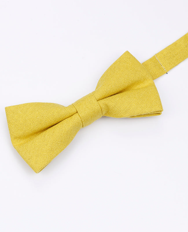 Pajarita Amarillo n°1 Hombre en Lino | Basile - Unipap's