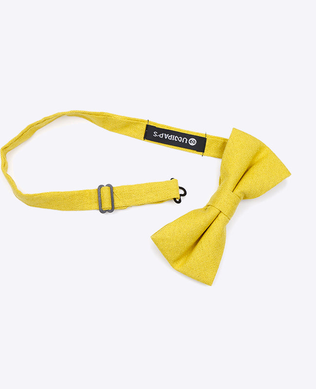 Pajarita Amarillo n°1 Hombre en Lino | Basile - Unipap's