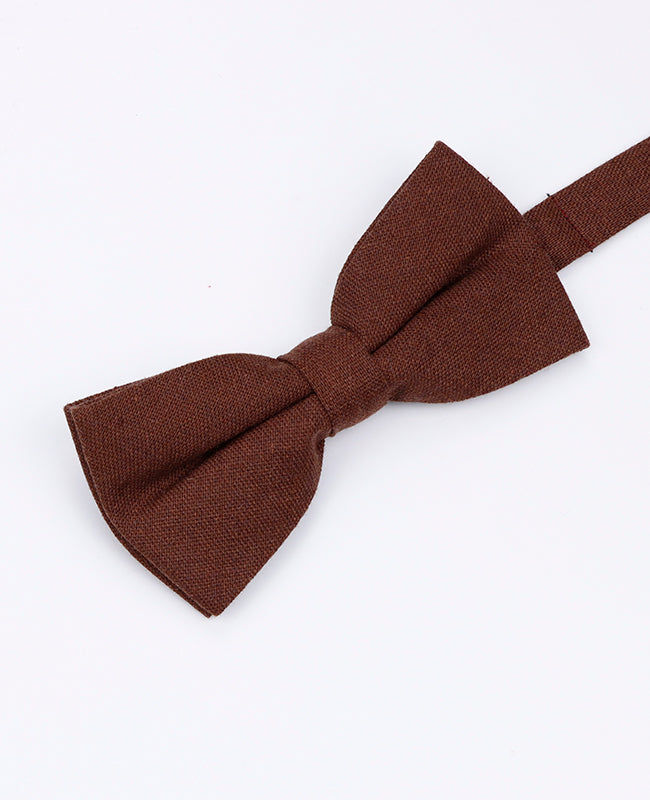 Pajarita Marrón n°2 Hombre en Lino | Basile - Unipap's