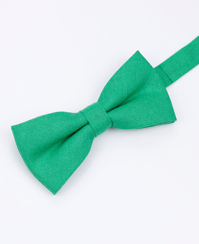 Pajarita Verde n°3 Hombre en Lino | Basile - Unipap's