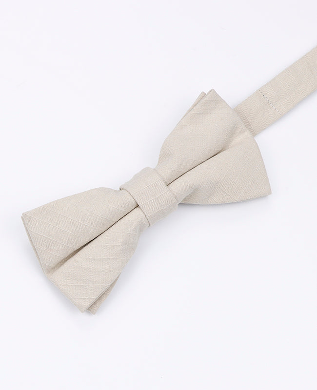 Pajarita Beige en Algodón | Oscar - Unipap's