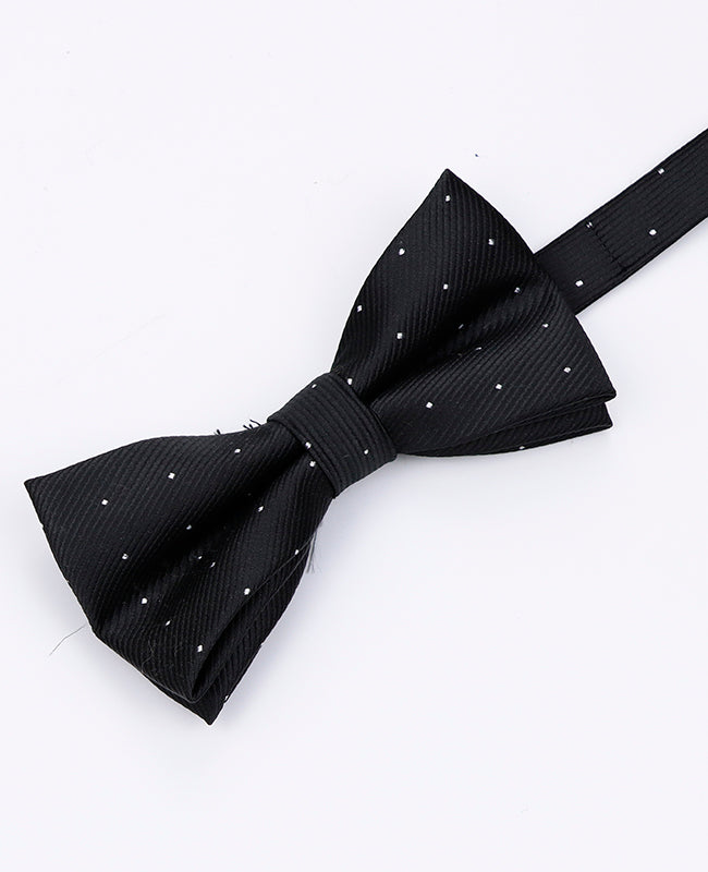 Pajarita Negro De Lunares Hombre en Poliéster | Georges - Unipap's