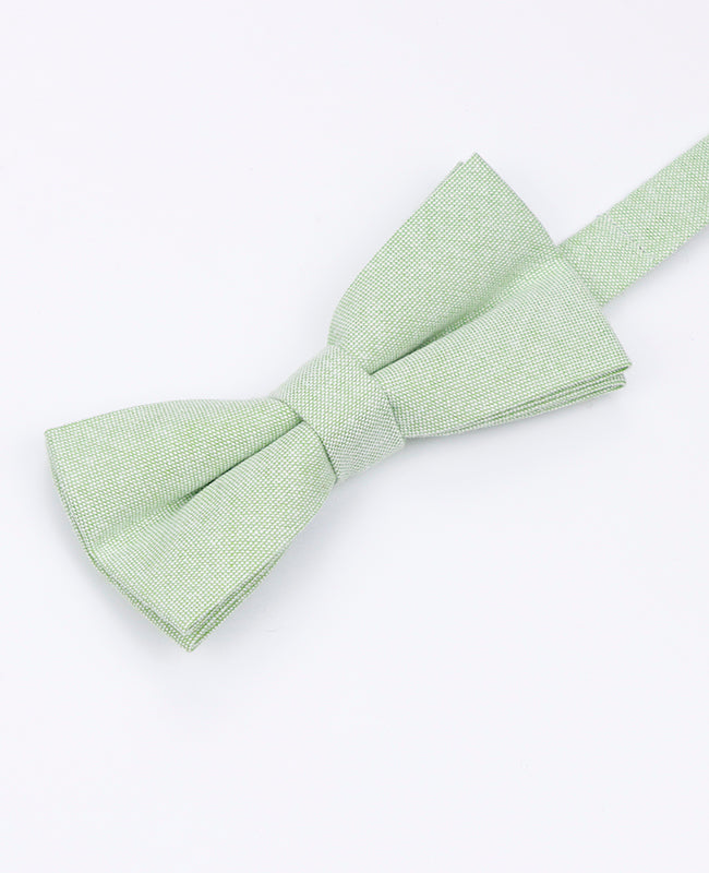 Pajarita Verde n°1 Hombre en Algodón «Edgard»