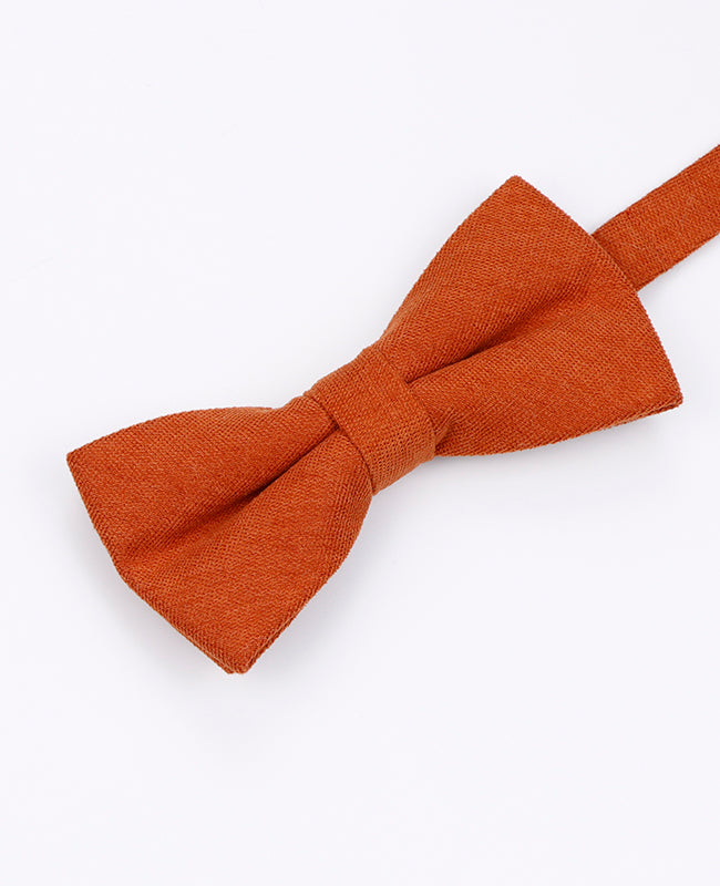 Noeud Papillon Orange n°1 Homme en Effet Velours | Simon - Unipap's