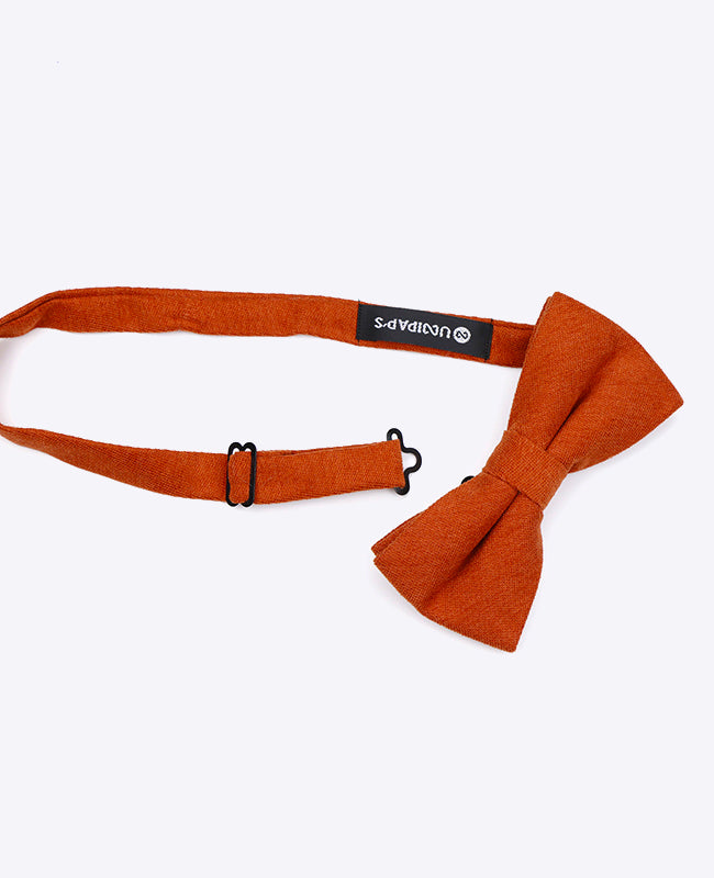 Pajarita Naranja n°1 Hombre en Efecto Terciopelo | Simon - Unipap's