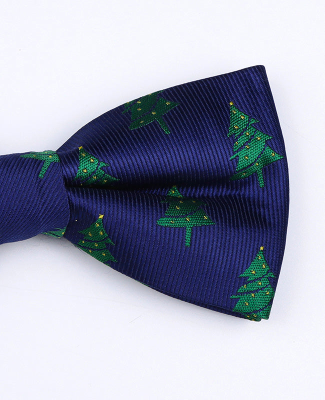 Pajarita de Navidad Azul n°1 Hombre en Poliéster «Christmas»