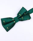 Pajarita de Navidad Verde n°2 Hombre en Poliéster «Christmas»