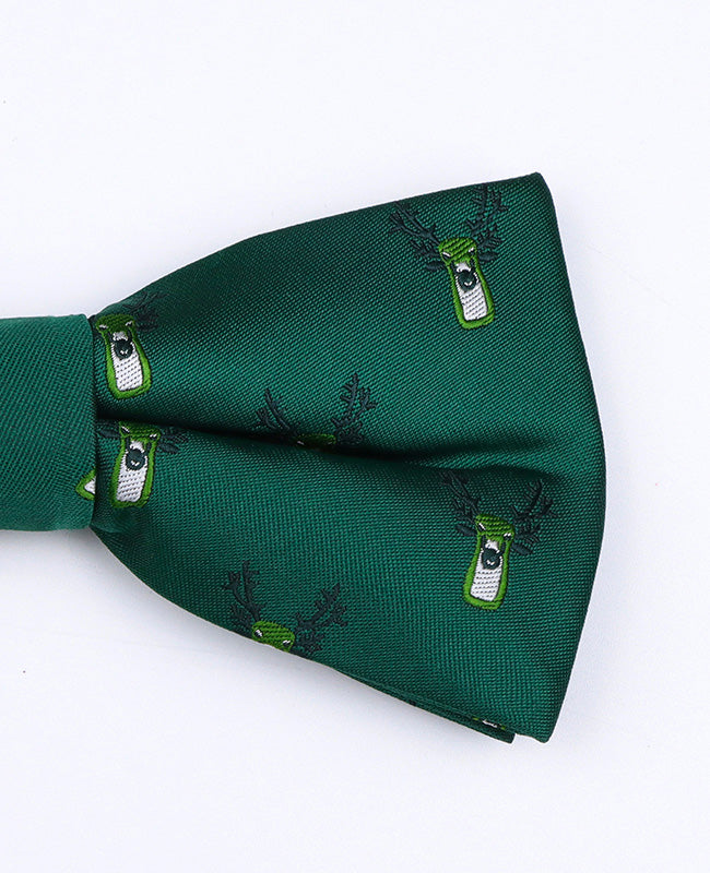 Pajarita de Navidad Verde n°2 Hombre en Poliéster «Christmas»