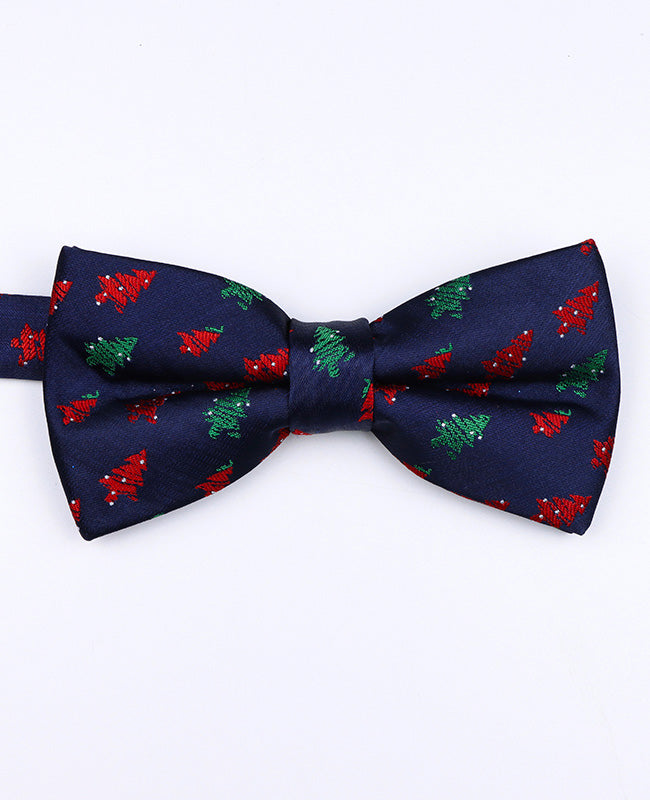 Pajarita de Navidad Azul n°2 Hombre en Poliéster «Christmas»