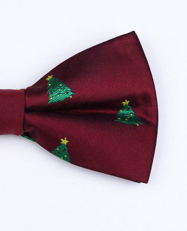 Pajarita de Navidad Roja n°1 Hombre en Poliéster «Christmas»
