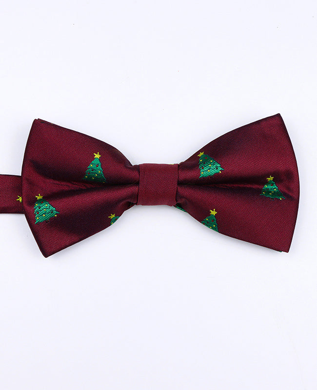 Pajarita de Navidad Roja n°1 Hombre en Poliéster «Christmas»