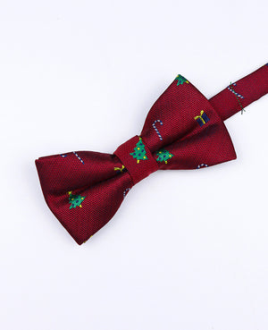 Pajarita de Navidad Rojo n°2 Niños en Poliéster «Christmas»