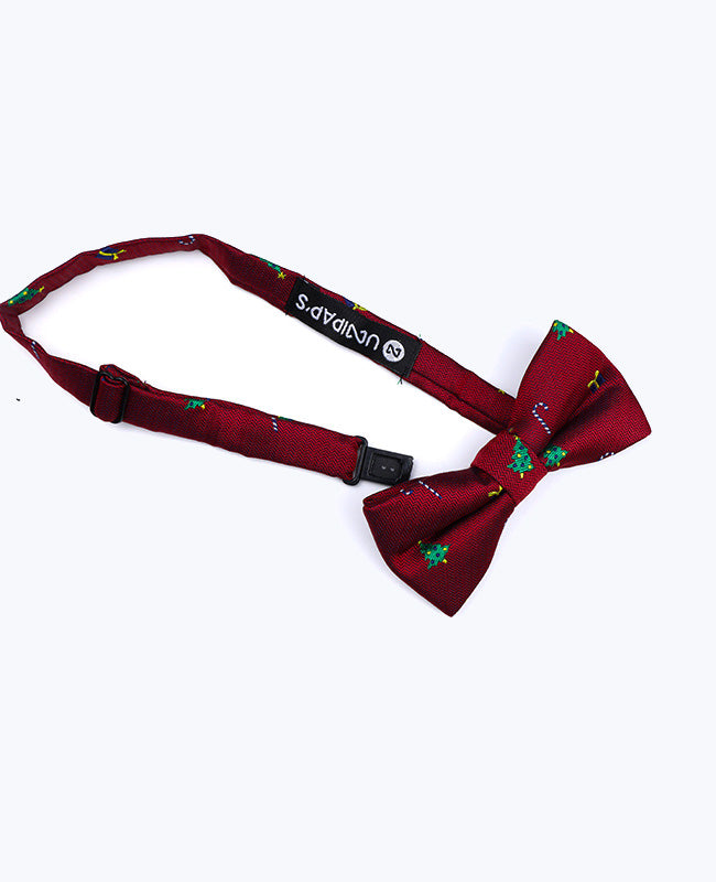Pajarita de Navidad Rojo n°2 Niños en Poliéster «Christmas»