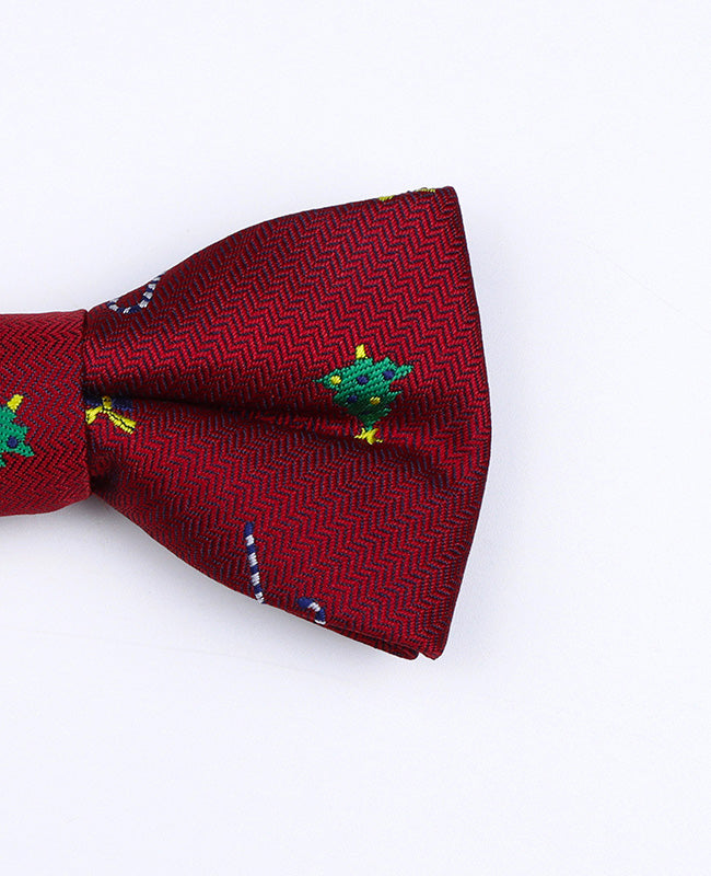 Pajarita de Navidad Rojo n°2 Niños en Poliéster «Christmas»