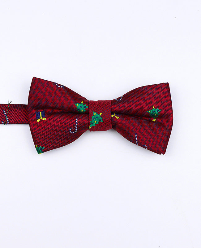 Pajarita de Navidad Rojo n°2 Niños en Poliéster «Christmas»