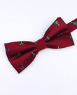 Pajarita de Navidad Rojo n°2 Hombre en Poliéster «Christmas»