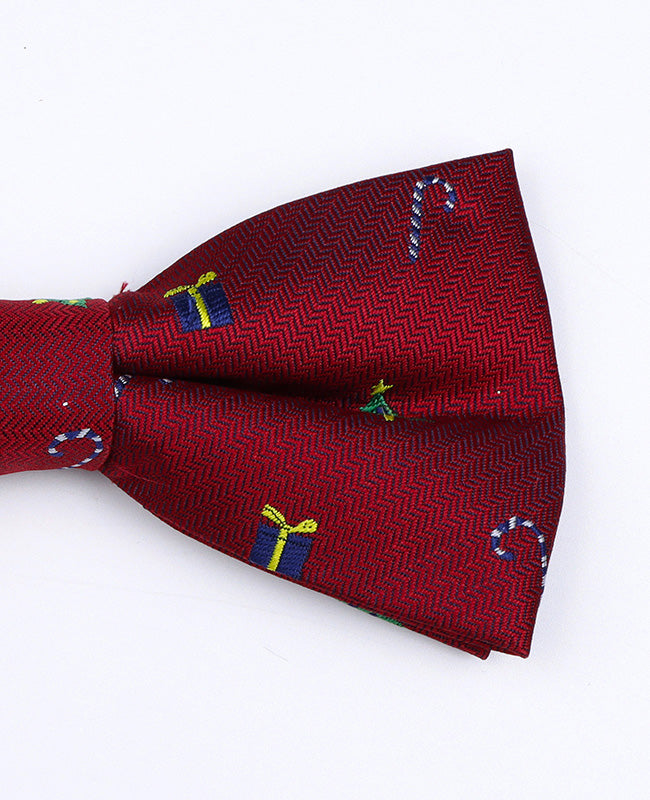 Pajarita de Navidad Rojo n°2 Hombre en Poliéster «Christmas»