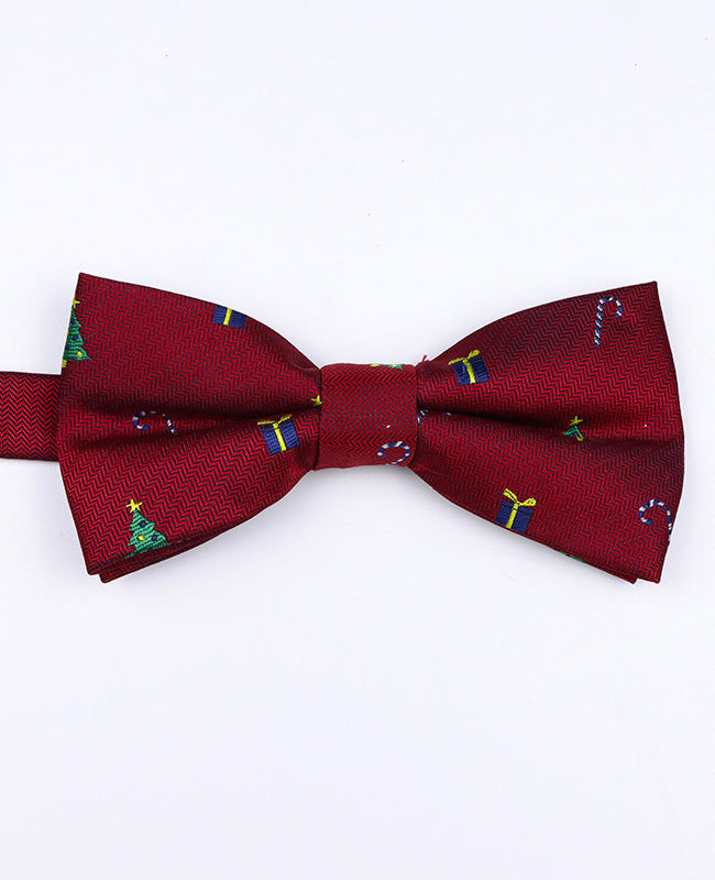 Pajarita de Navidad Rojo n°2 Hombre en Poliéster «Christmas»