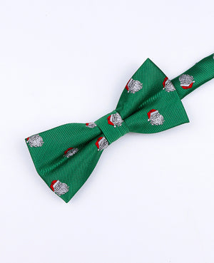 Pajarita de Navidad Verde n°1 Niños en Poliéster «Christmas»