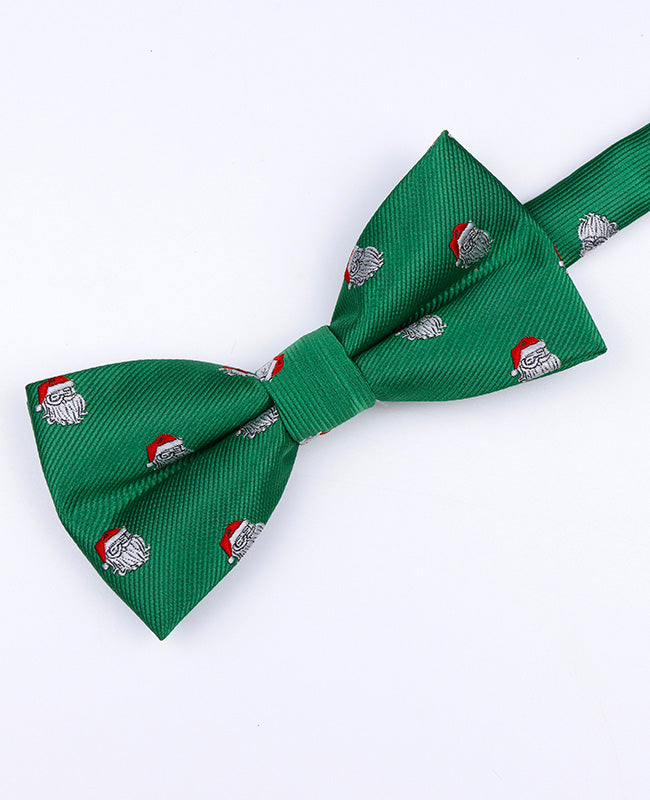 Pajarita de Navidad Verde n°1 Hombre en Poliéster «Christmas»