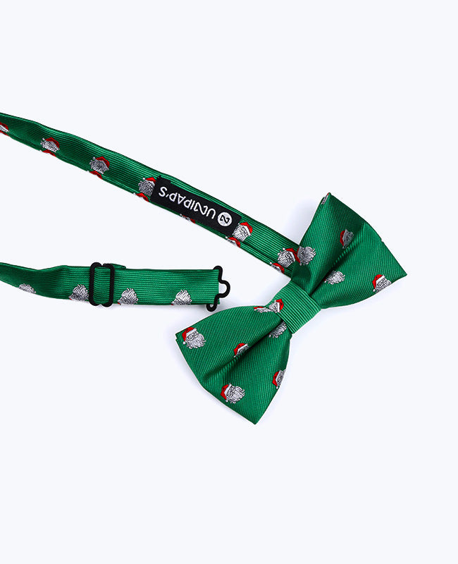 Pajarita de Navidad Verde n°1 Hombre en Poliéster «Christmas»