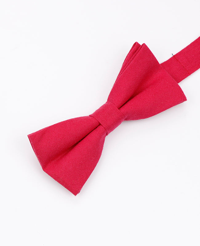 Pajarita Rojo Hombre en Algodón «Edgard»