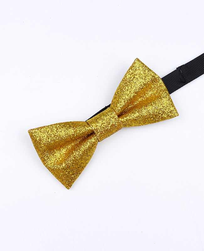 Pajarita con Lentejuelas Dorado n°1 Niños en Poliéster «Olive»