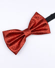 Pajarita con Lentejuelas Rojo n°2 Hombre en Poliéster «Olive»