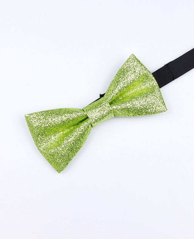 Pajarita con Lentejuelas Verde n°3 Niños en Poliéster «Olive»