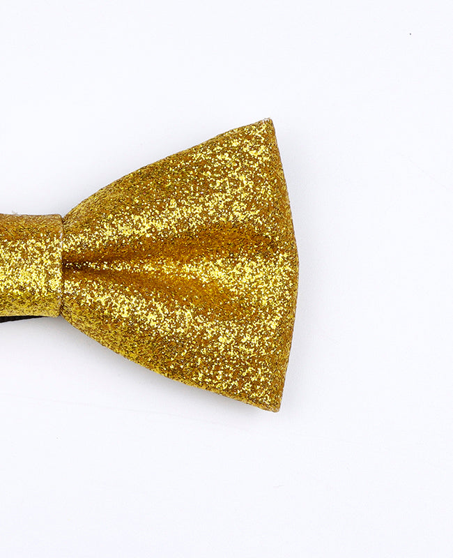 Pajarita Con Lentejuelas Dorado n°1 Niños en Poliéster «Olive»