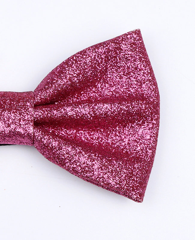 Pajarita Con Lentejuelas Rosa n°1 Hombre en Poliéster «Olive»