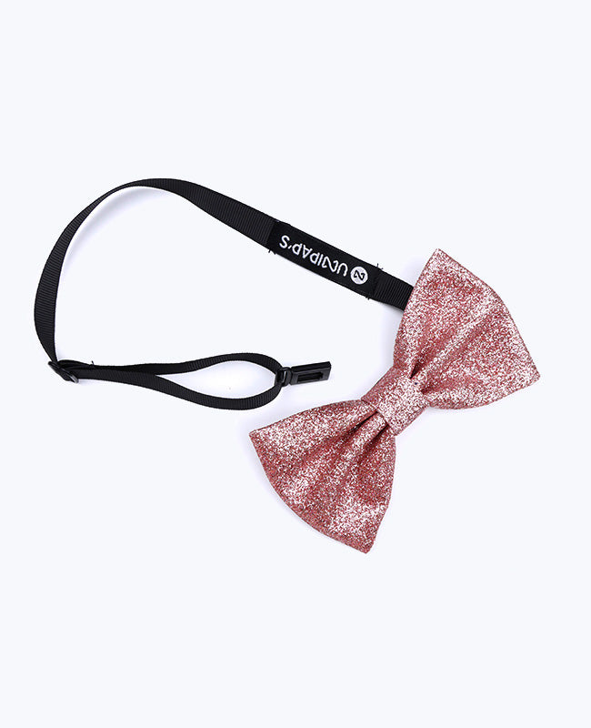 Pajarita Con Lentejuelas Rosa n°4 Hombre en Poliéster «Olive»