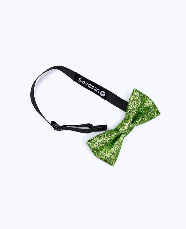 Pajarita Con Lentejuelas Verde n°2 Niños en Poliéster «Olive»