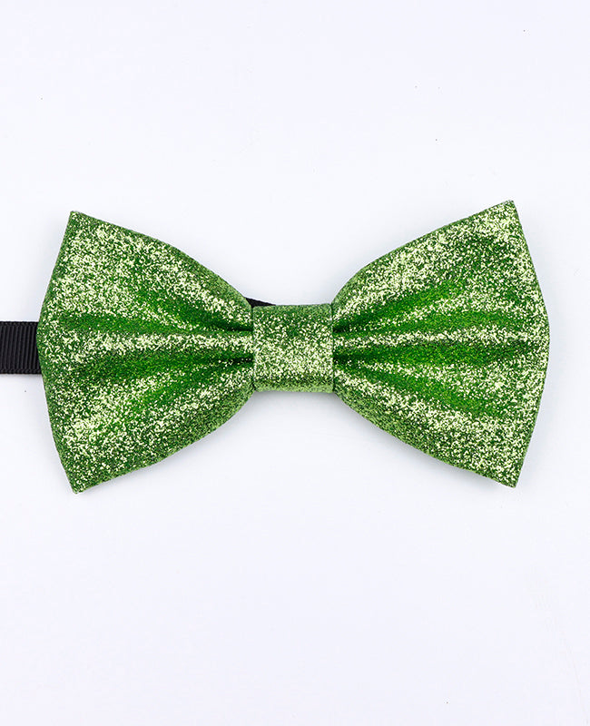 Pajarita Con Lentejuelas Verde n°2 Hombre en Poliéster «Olive»