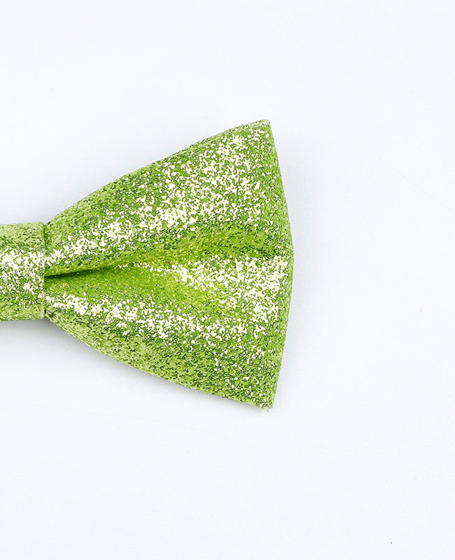 Pajarita Con Lentejuelas Verde n°3 Niños en Poliéster «Olive»