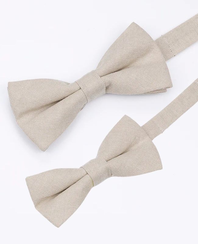 Pajaritas Beige Padre e Hijo en Algodón «Edgard»