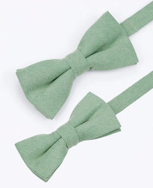 Pajaritas Verde n°2 Padre e Hijo en Efecto Terciopelo «Simon»